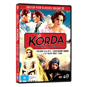The Korda Collection 3 | The Ghost Goes West / Knight Without Armor / The Lion Has Wings / Lydia  |   DVD